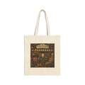 Vintage Bookstore Canvas Tote Bag — Small Retro Book Cover Print