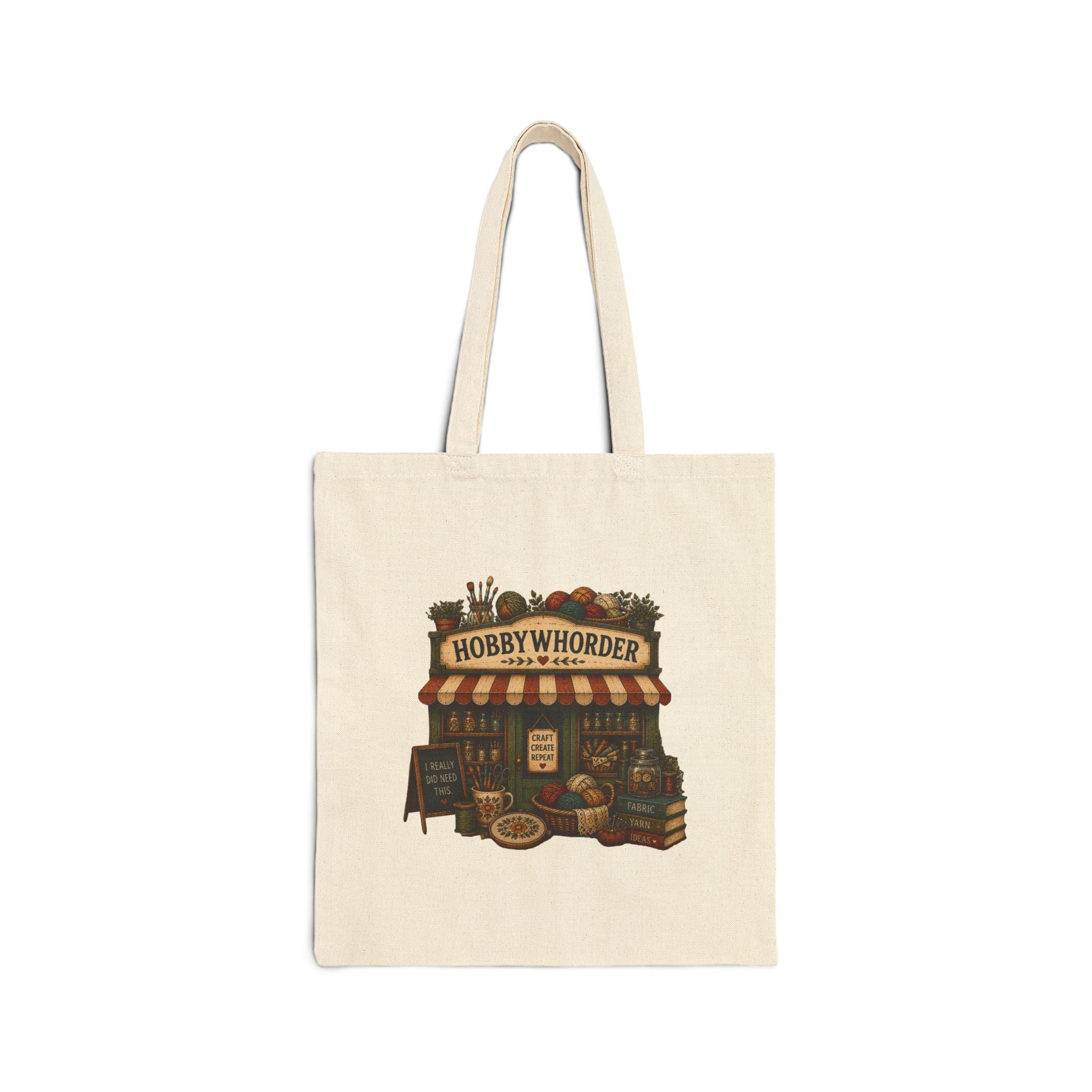 Tote Bag HobbyWhorder-general store front Cotton Canvas ToteBag