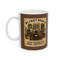 My Craft Room is Stocked-Ceramic Coffee Cup