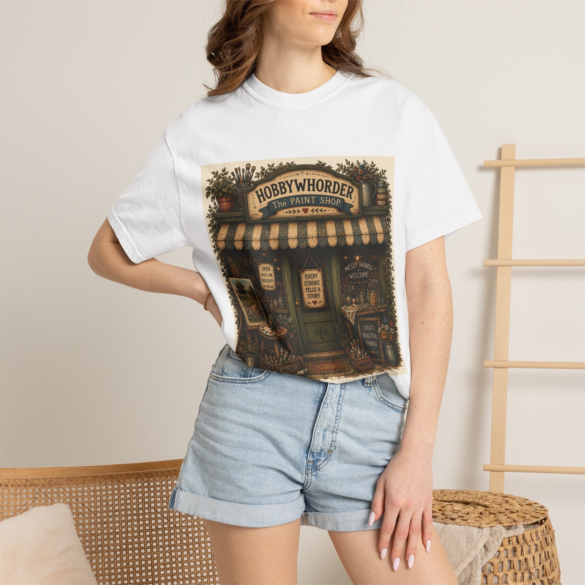 HobbyWhorder store front-the paint shop T-Shirt