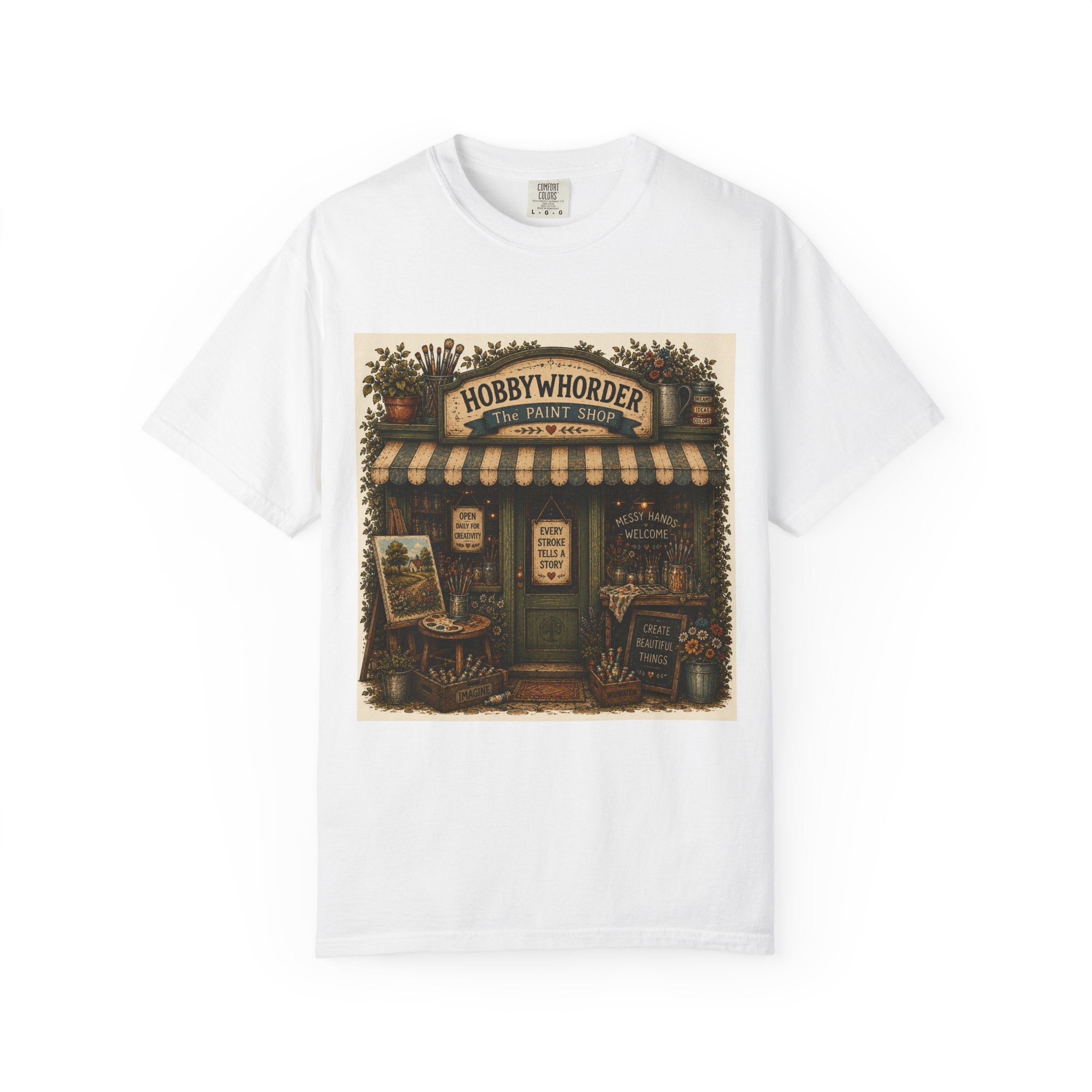 HobbyWhorder store front-the paint shop T-Shirt