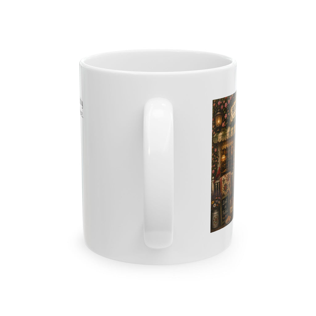 HobbyWhorder Storefront- The Sewing and Quilting House Ceramic Coffee Cup (11oz/15oz)