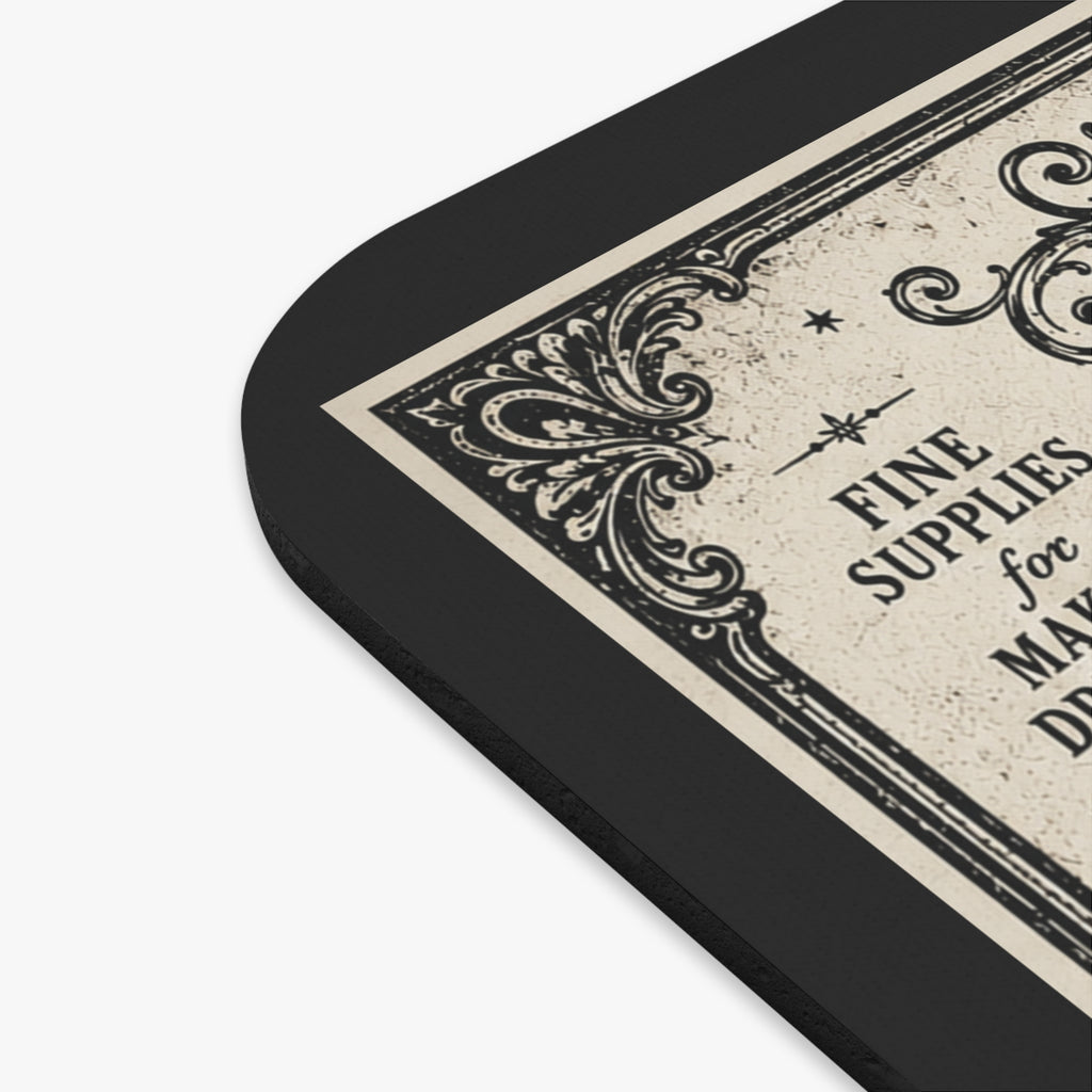 Creative Supplies Mouse Pad — Vintage Apothecary Desk Mat