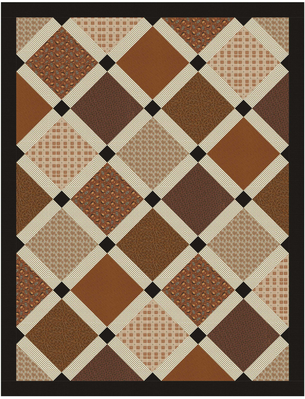 Autumn Squares - Quilt Kit