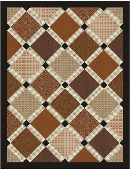 Autumn Squares - Quilt Kit