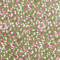 Peony Blossom - Tiny Flowers - Green (3-Yard Pack)