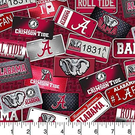 Alabama Crimson Tide - License Plates (3-Yard Pack)